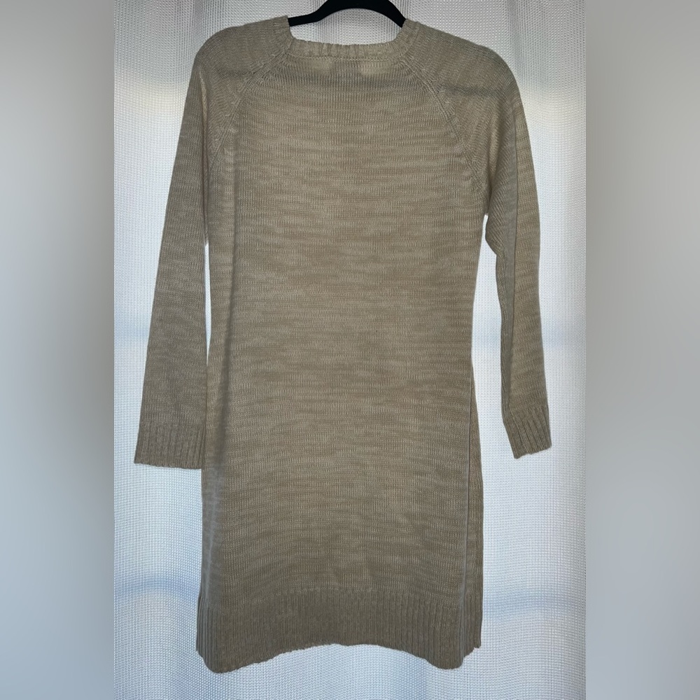Sweater dress.